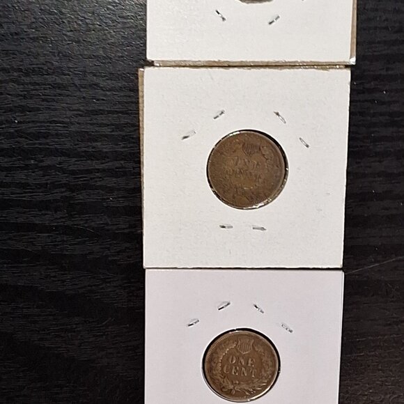 Lot of 9 1900's Indian Head Pennies... Nice Details... In Protective Sleeves - Picture 4 of 6